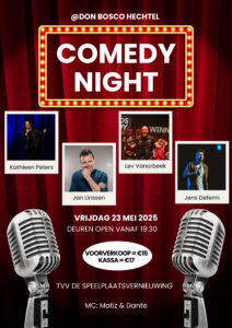 Comedyshow 23 mei 2025