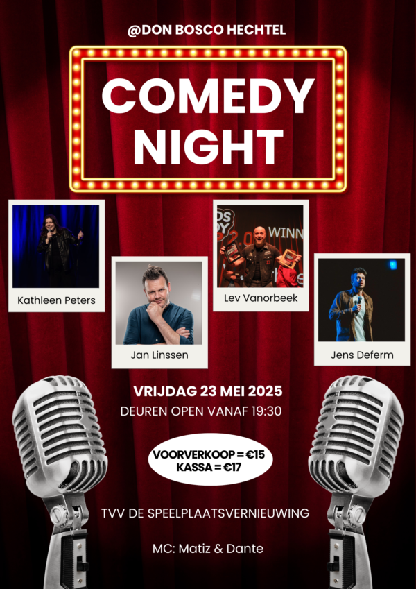 Comedyshow 23 mei 2025